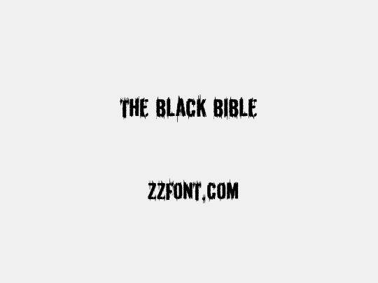 The Black Bible