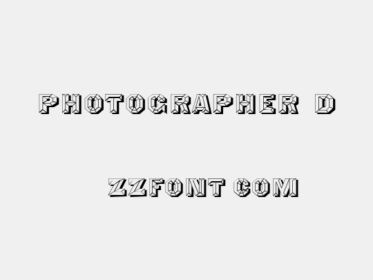 Photographer 3D