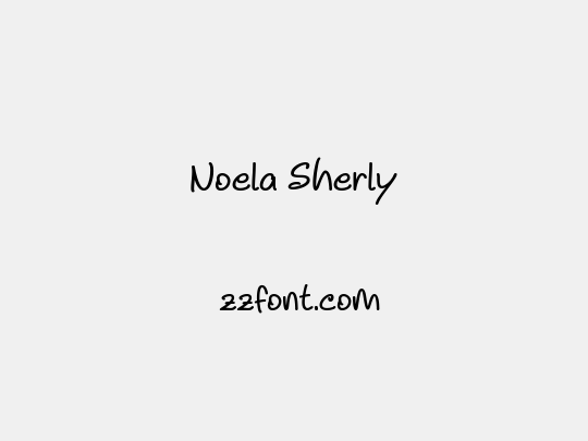 Noela Sherly