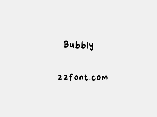 Bubbly