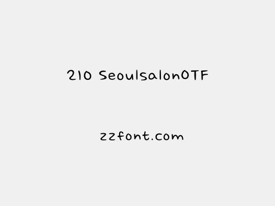 210 SeoulsalonOTF