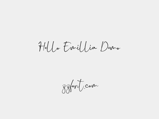 Hello Emillia Demo