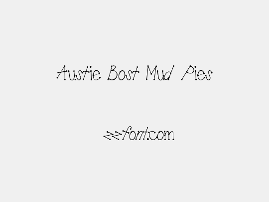 Austie Bost Mud Pies