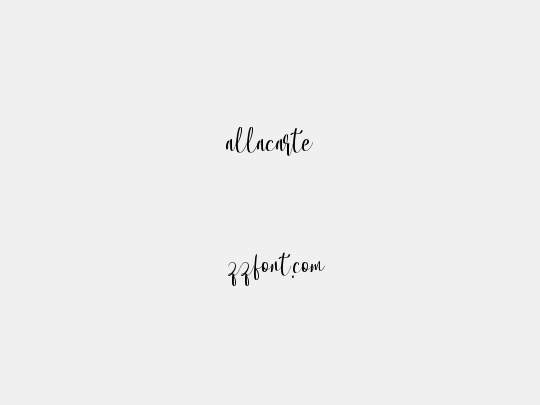 allacarte