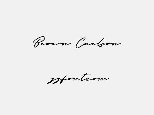 Brown Carlson
