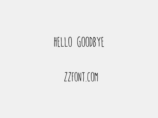 hello goodbye