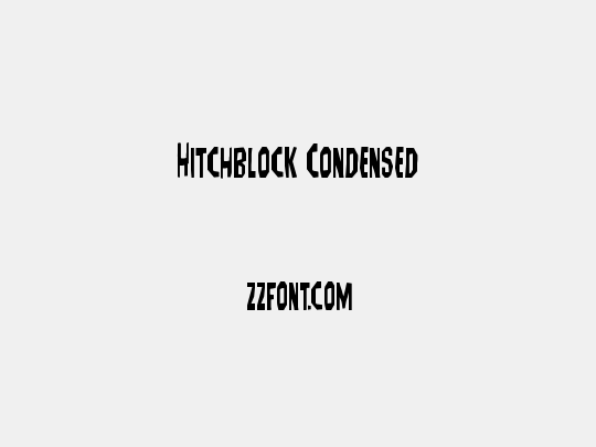 Hitchblock Condensed