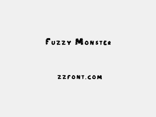 Fuzzy Monster