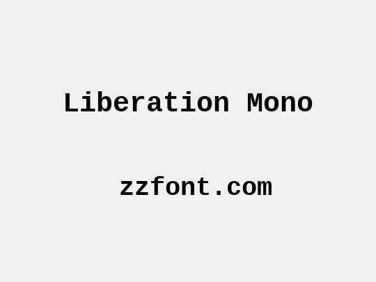 Liberation Mono