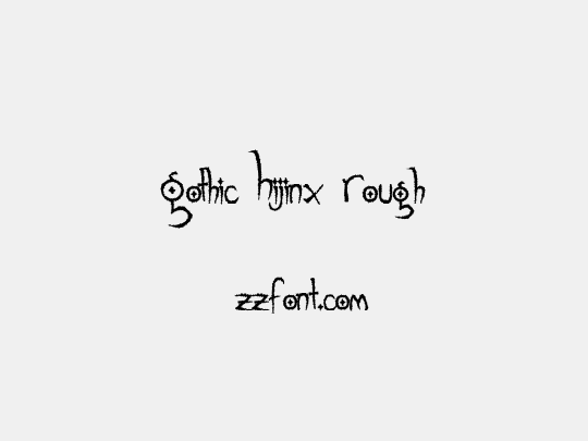 Gothic Hijinx Rough