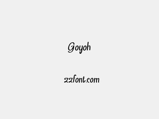 Goyoh