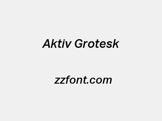 Aktiv Grotesk