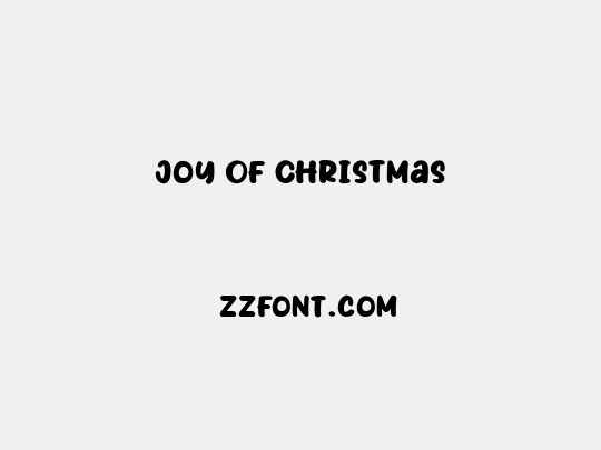 Joy Of Christmas