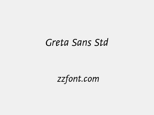Greta Sans Std