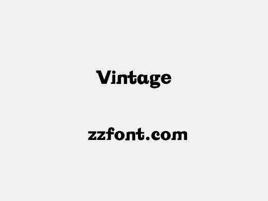 Vintage