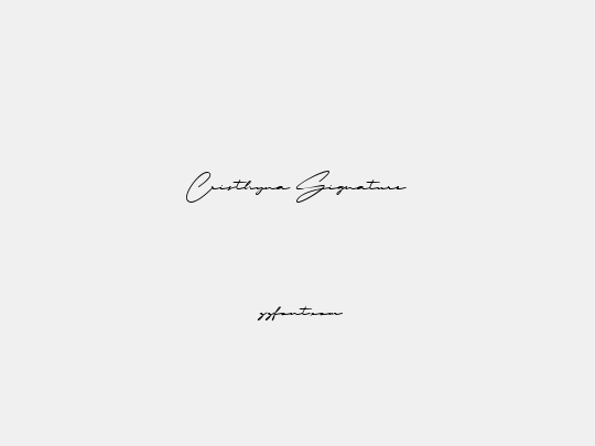 Cristhyna Signature