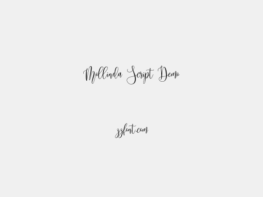 Mollinda Script Demo