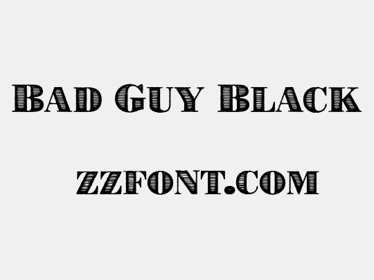 Bad Guy Black
