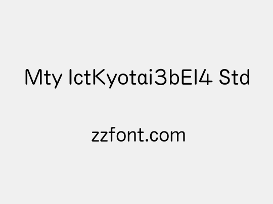 Mty IctKyotai3bEl4 Std