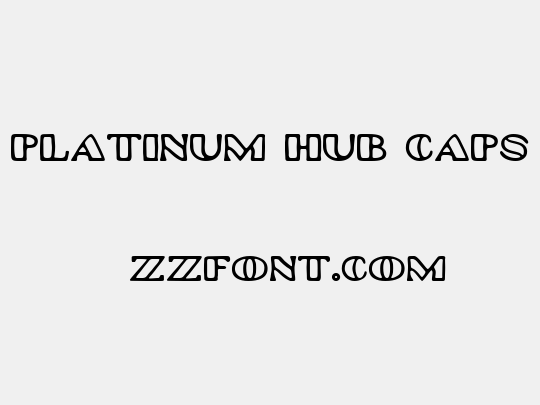 Platinum Hub Caps