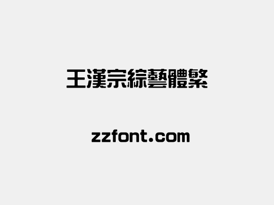 王漢宗綜藝體繁