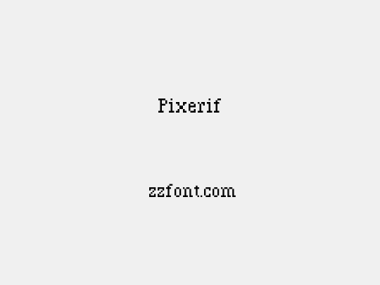 Pixerif