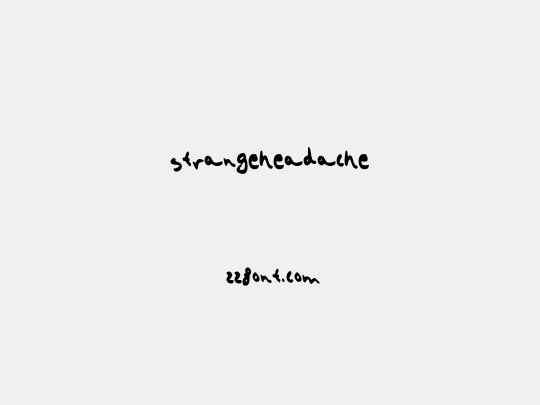 strangeheadache