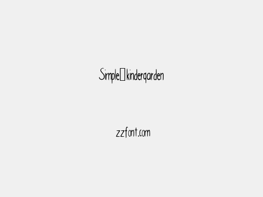 Simple_kindergarden