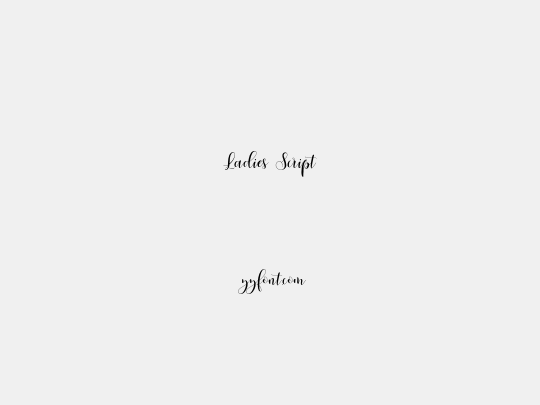Ladies Script