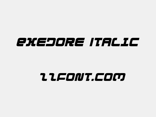 Exedore Italic