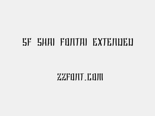 SF Shai Fontai Extended