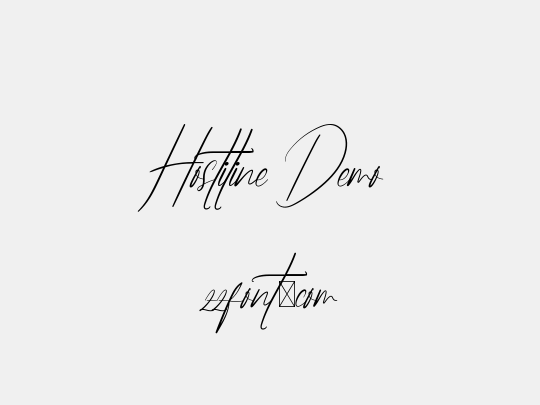 Hostiline Demo