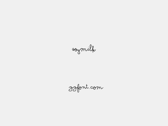 Soymilk