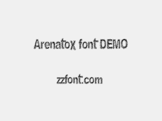 Arenatox font DEMO