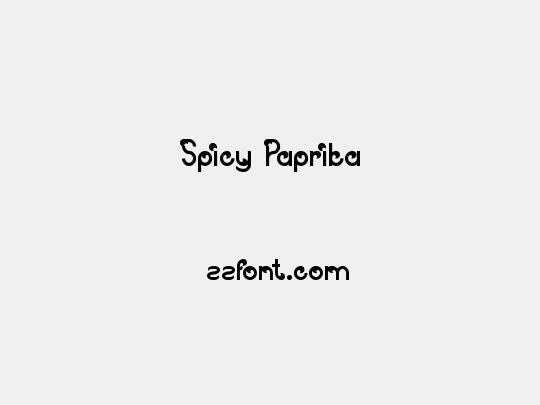 Spicy Paprika