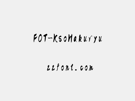 FOT-KsoHakuryu