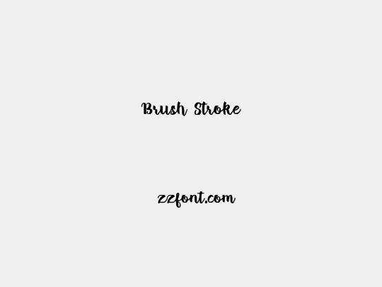 Brush Stroke