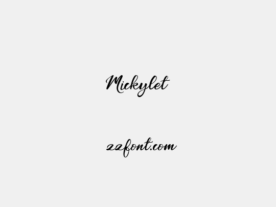 Mickylet