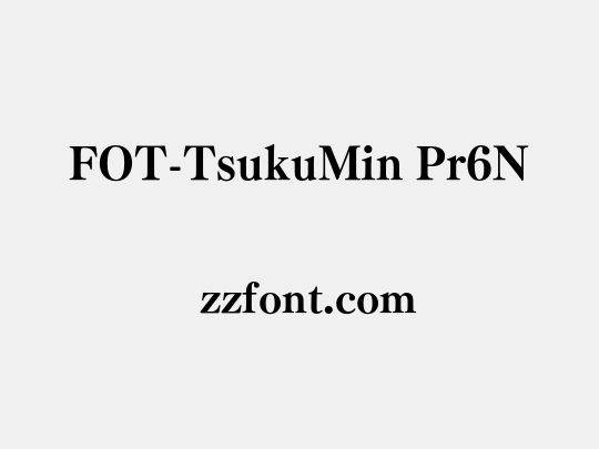 FOT-TsukuMin Pr6N