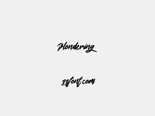 Blondering