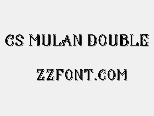 CS Mulan Double