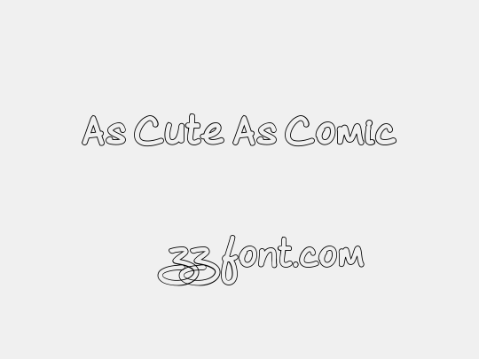 As Cute As Comic