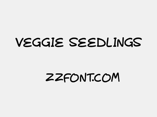 Veggie Seedlings