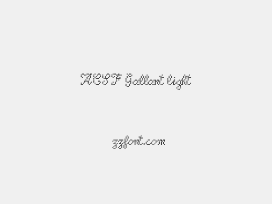 ACSF Gallant light