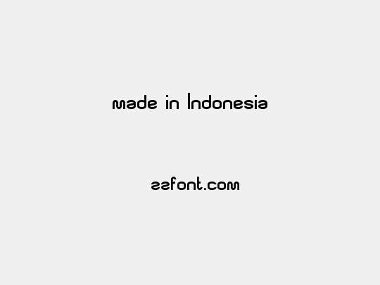 made in Indonesia