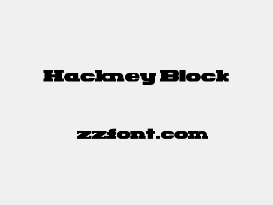Hackney Block