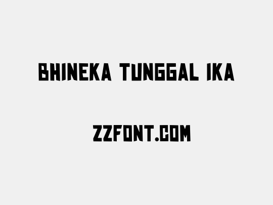 BHINEKA TUNGGAL IKA