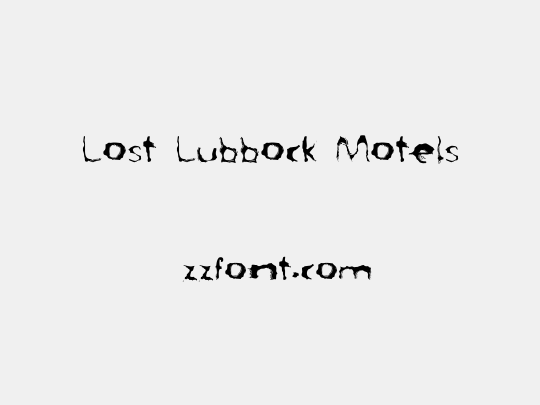 Lost Lubbock Motels