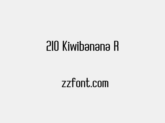 210 Kiwibanana R