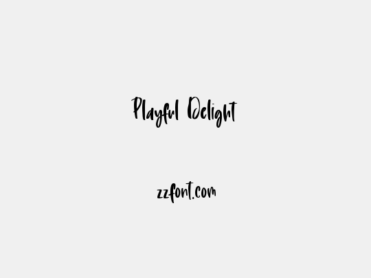 Playful Delight